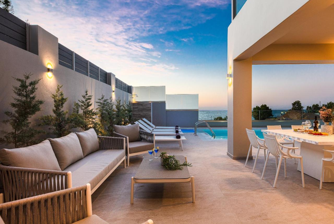 Lagoon Seaside Villa, Sumptuous Retreat,By Thinkvilla Pánormos Esterno foto