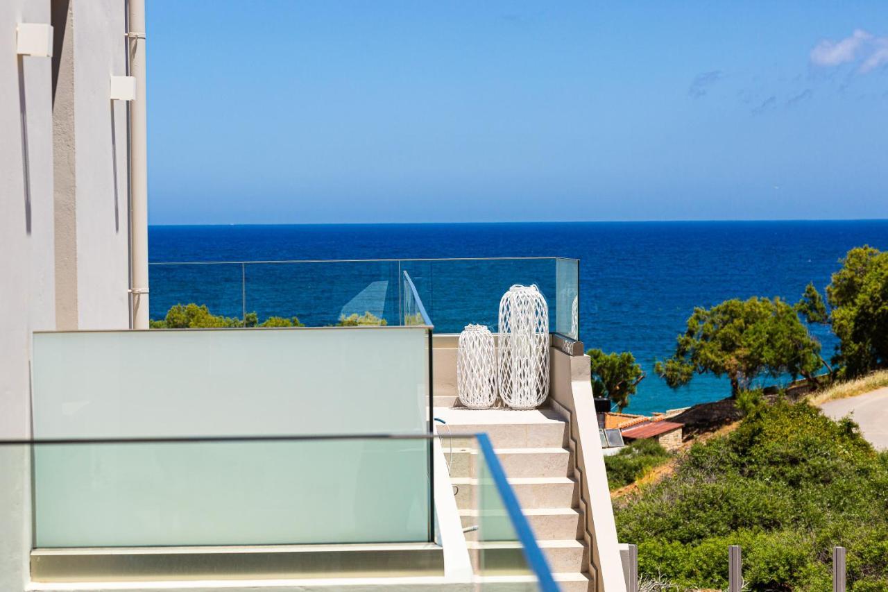 Lagoon Seaside Villa, Sumptuous Retreat,By Thinkvilla Pánormos Esterno foto