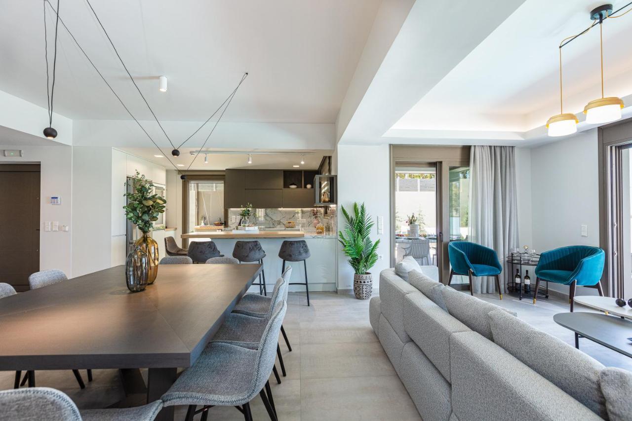 Lagoon Seaside Villa, Sumptuous Retreat,By Thinkvilla Pánormos Esterno foto