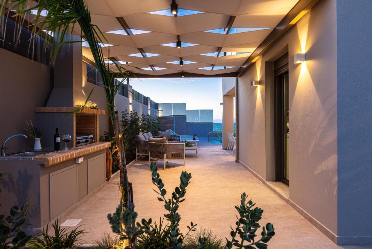 Lagoon Seaside Villa, Sumptuous Retreat,By Thinkvilla Pánormos Esterno foto